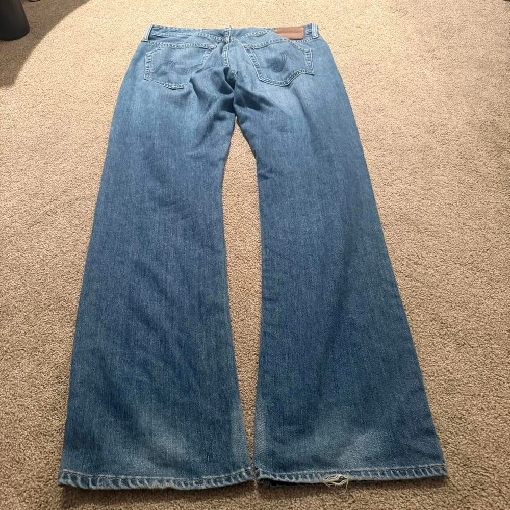 34x30 Blue Bootcut Flared 2000s Jeans Y2K Vintage